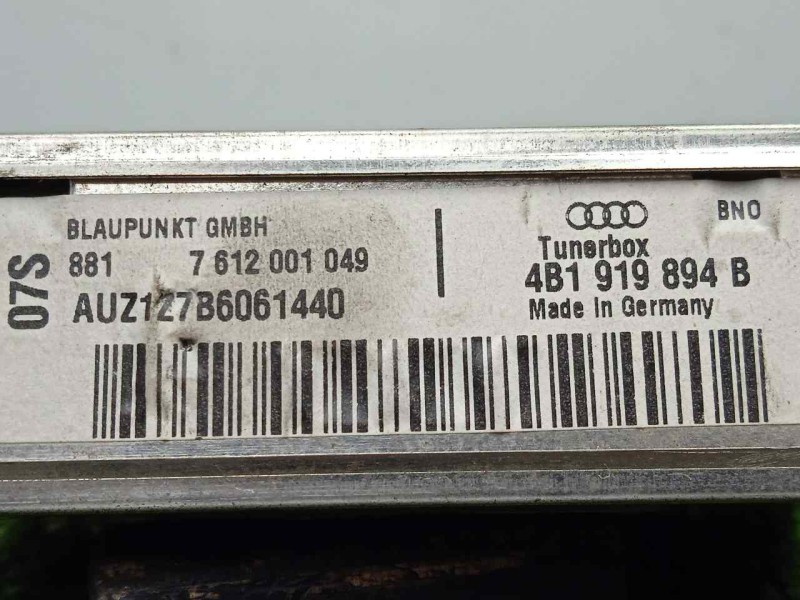 Recambio de modulo electronico para audi allroad quattro (4b5) 2.5 v6 24v tdi referencia OEM IAM 4B1919894B-7612001049-AUZ127B60