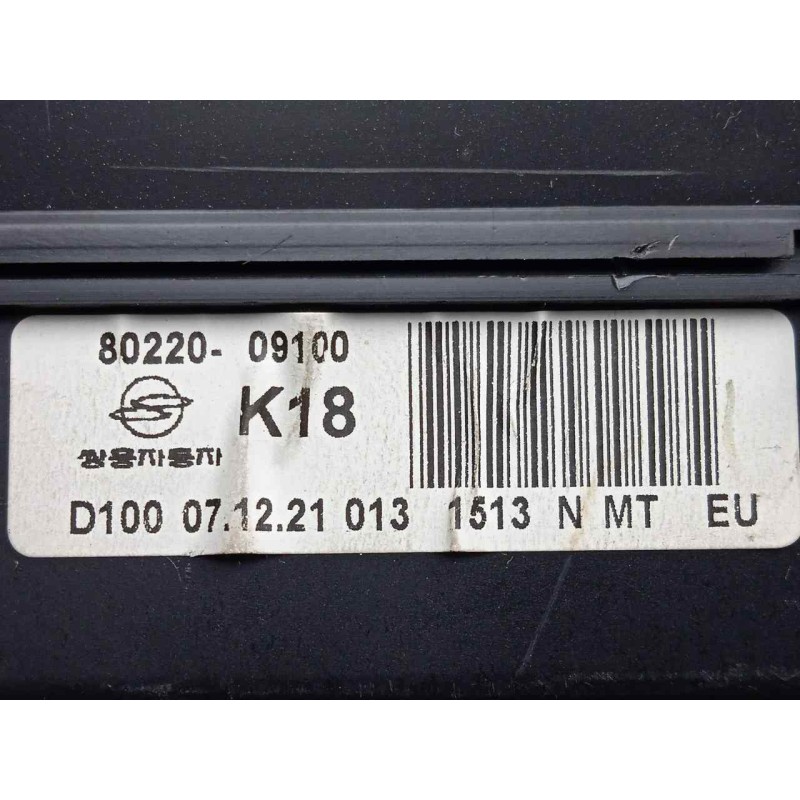 Recambio de cuadro instrumentos para ssangyong kyron 2.0 referencia OEM IAM 8022009100-K8  