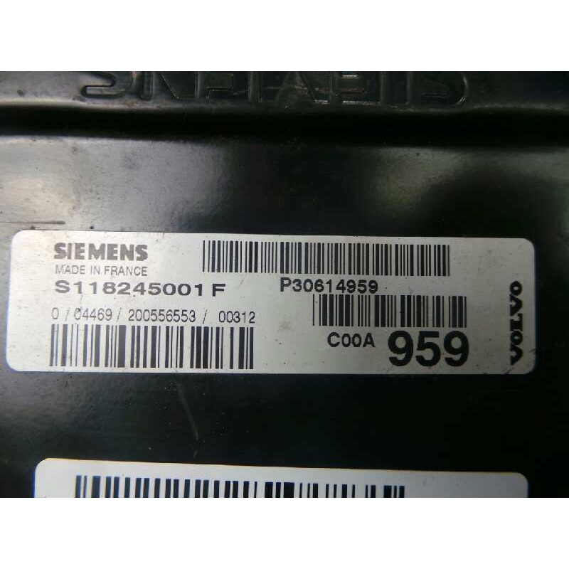 Recambio de centralita motor uce para volvo v40 familiar 1.6 cat referencia OEM IAM S118245001F-P30614959 SIEMENS 