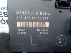 Recambio de modulo electronico para mercedes-benz clase e (w211) berlina e 220 cdi (211.008) referencia OEM IAM 2118706926-A2118 2