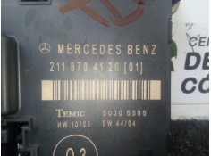 Recambio de modulo electronico para mercedes-benz clase e (w211) berlina e 220 cdi (211.008) referencia OEM IAM 2118704126-A2118 2