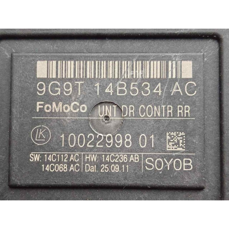 Recambio de modulo electronico para volvo xc60 2.0 diesel cat referencia OEM IAM 9G9T14B534AC-1002299801  