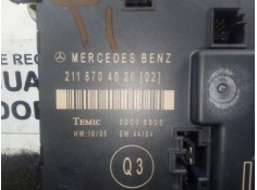 Recambio de modulo electronico para mercedes-benz clase e (w211) berlina e 220 cdi (211.008) referencia OEM IAM 2118704026-A2118 2