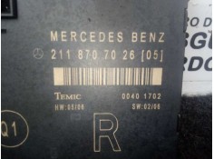 Recambio de modulo electronico para mercedes-benz clase e (w211) berlina e 220 cdi (211.008) referencia OEM IAM 2118707026-A2118 2