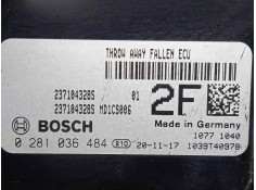 Recambio de centralita motor uce para renault kangoo 1.5 blue dci diesel fap referencia OEM IAM 0281036484-237104328S-MD1CS006 M 2