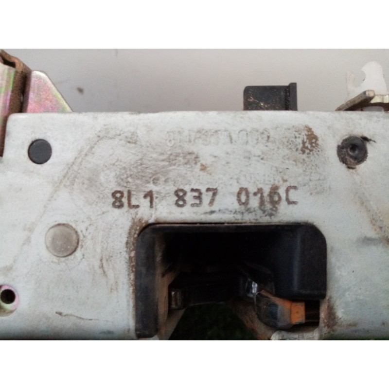 Recambio de cerradura puerta delantera derecha para audi a3 (8l) 1.6 referencia OEM IAM 8L1837016C 3.PINES 