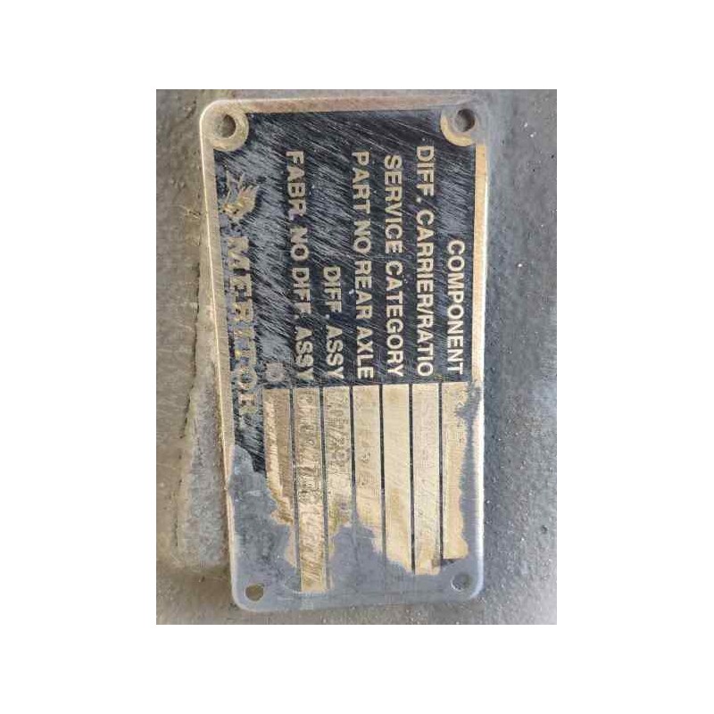 Recambio de puente trasero para volvo fl xxx 7.2 diesel referencia OEM IAM DSS35A-M515 RELACION: 4.13 