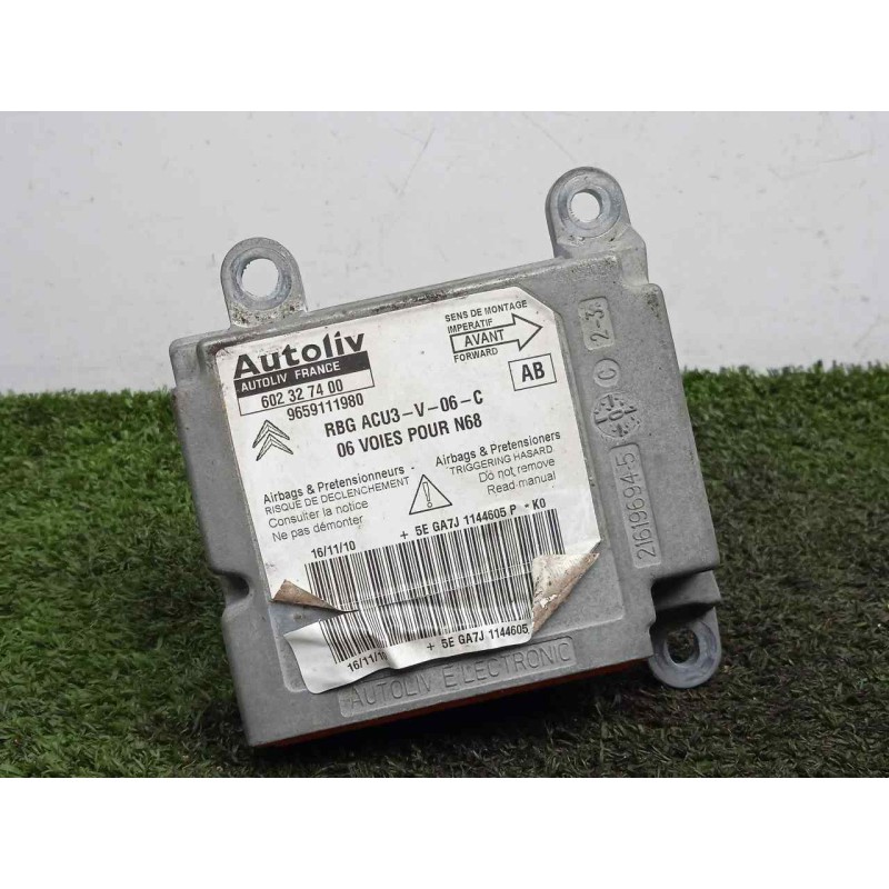 Recambio de centralita airbag para citroën xsara picasso 1.6 16v hdi referencia OEM IAM 602327400-9659111980  