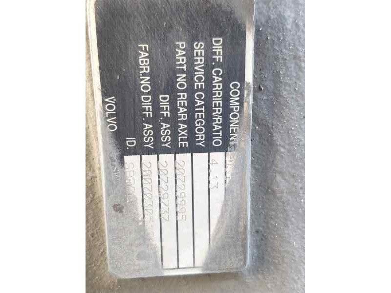 Recambio de puente trasero para volvo fl xxx 7.2 diesel referencia OEM IAM DSS35A-M515 RELACION: 4.13 