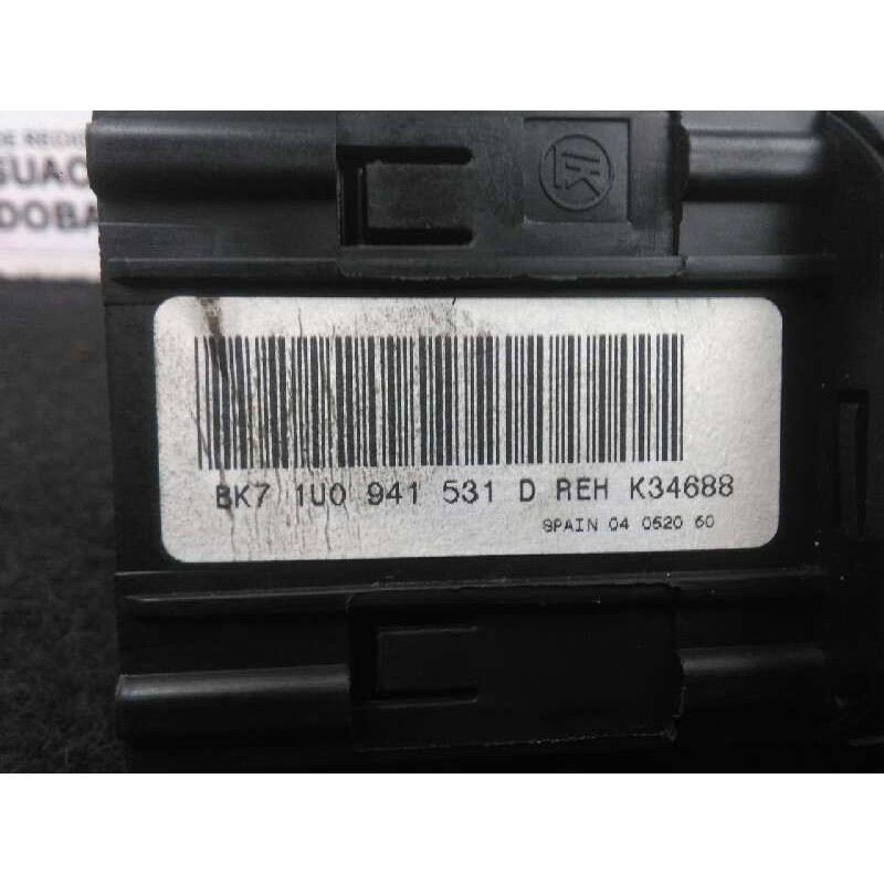 Recambio de interruptor luces para skoda fabia (5j2 ) 1.2 referencia OEM IAM 1U0941531D 2.ANTINIEBLAS 