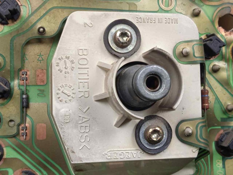 Recambio de cuadro instrumentos para citroën jumpy 1.9 turbodiesel referencia OEM IAM 1480110080 ODOMETRO.ANALOGICO 