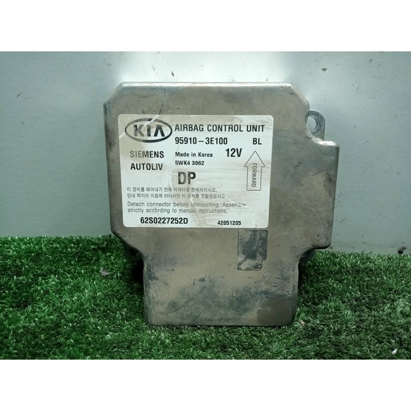 Recambio de centralita airbag para kia sorento 2.5 crdi cat referencia OEM IAM 959103E100-5WK43062-62S0227252D  