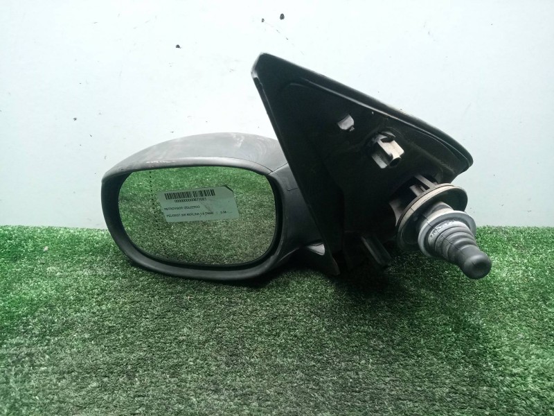 Recambio de retrovisor izquierdo para peugeot 206 berlina 1.9 diesel referencia OEM IAM SINREFERENCIA MANUAL NEGRO.PLASTICO