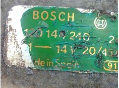 Recambio de alternador para fiat panda referencia OEM IAM 9120144240 BOSCH - 45AH - 12V POLEA.FIJA - 1.CANAL 2