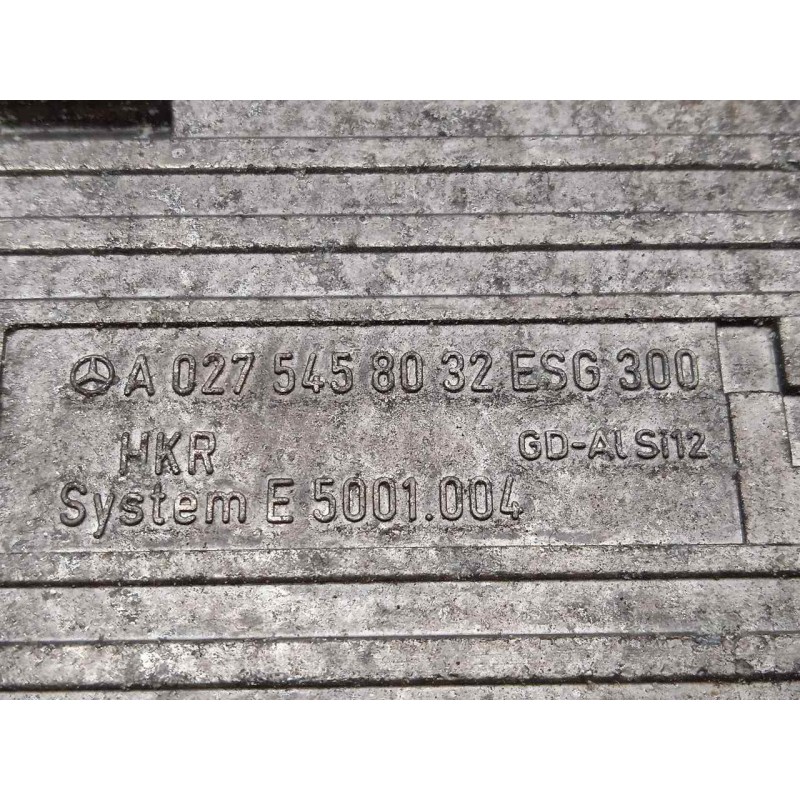 Recambio de resistencia electroventilador para mercedes-benz clase a (w168) 1.6 cat referencia OEM IAM A0275458032  