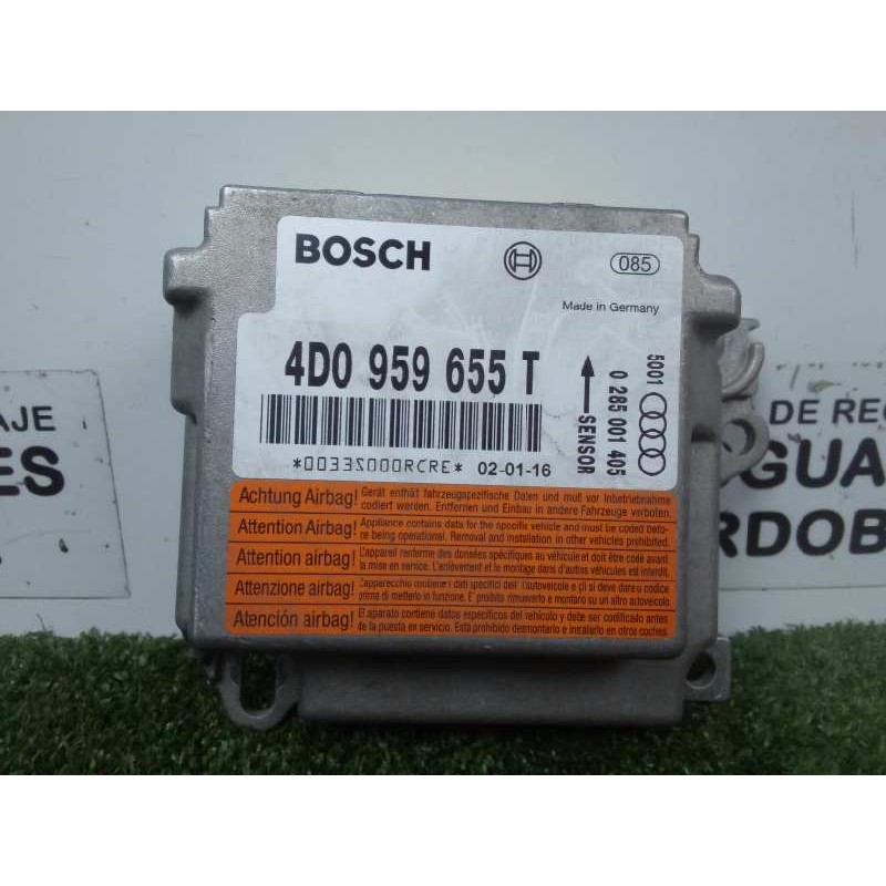 Recambio de centralita airbag para audi a8 (d2) 2.5 tdi quattro referencia OEM IAM 0285001405-4D0959655T BOSCH 