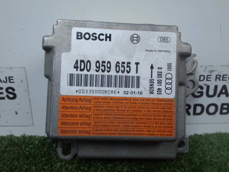 Recambio de centralita airbag para audi a8 (d2) 2.5 tdi quattro referencia OEM IAM 0285001405-4D0959655T BOSCH 