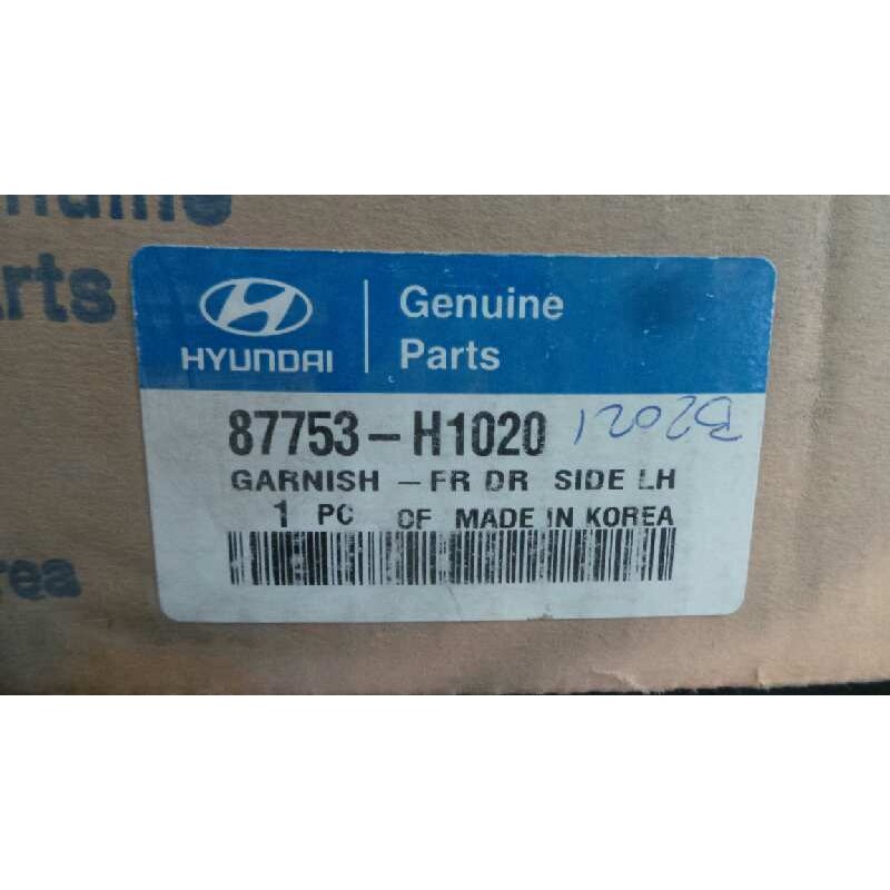 Recambio de moldura para hyundai terracan (hp) referencia OEM IAM 87753H1020  