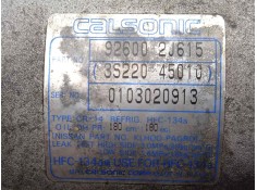 Recambio de compresor aire acondicionado para nissan primera berlina (p11) 2.0 turbodiesel cat referencia OEM IAM 926002J615-3S2 2