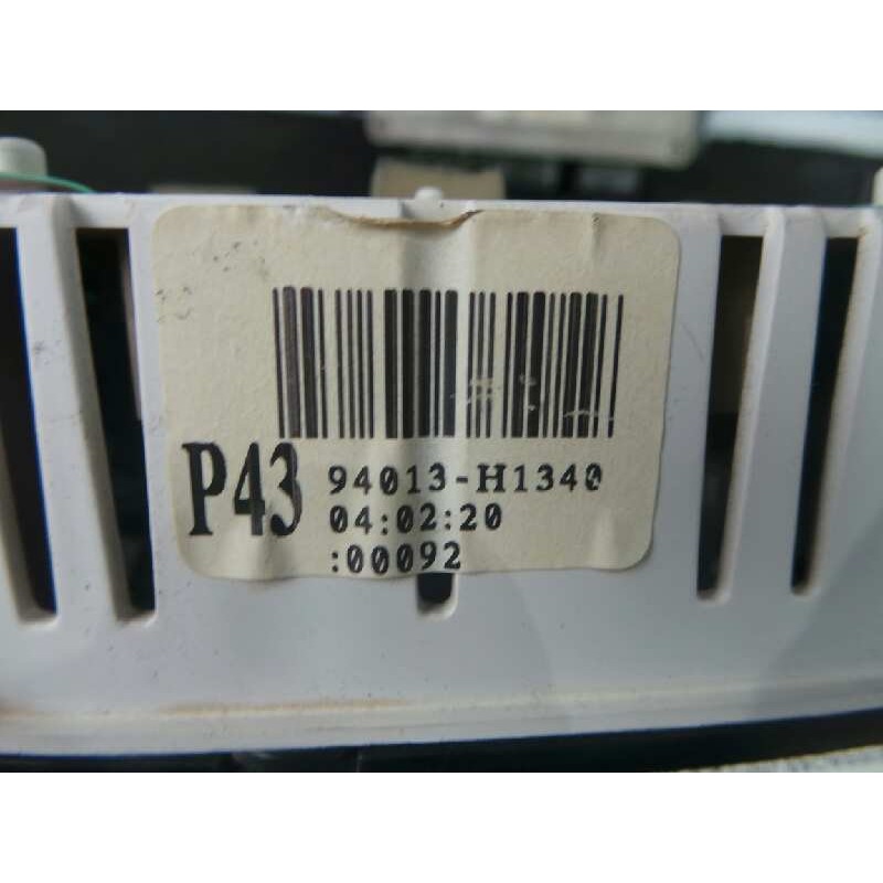 Recambio de cuadro instrumentos para hyundai terracan (hp) 2.9 crdi cat referencia OEM IAM 94013H1340-0402200001  