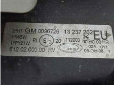 Recambio de faro derecho para opel corsa c 1.2 16v cat (z 12 xep / lb4) referencia OEM IAM 0096726-13237262-6120200000 CORSA.C - 2