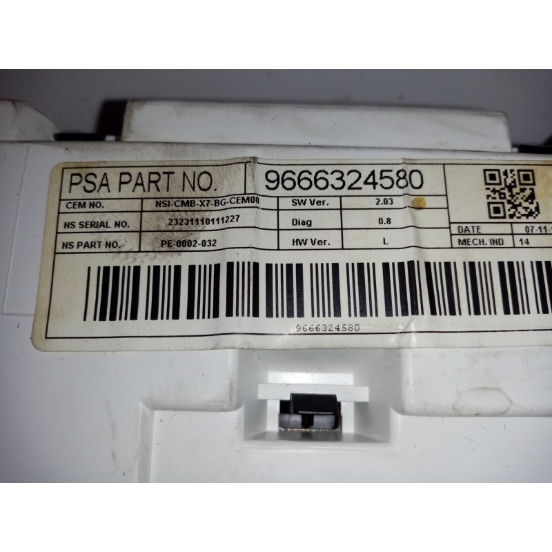 Recambio de cuadro instrumentos para citroën c5 berlina 2.0 hdi fap referencia OEM IAM 9666324580  