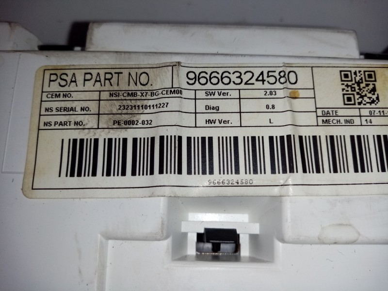 Recambio de cuadro instrumentos para citroën c5 berlina 2.0 hdi fap referencia OEM IAM 9666324580  