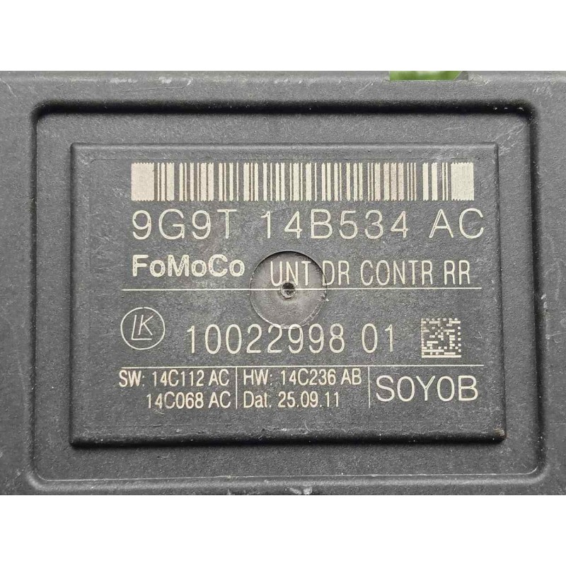 Recambio de modulo electronico para volvo xc60 2.0 diesel cat referencia OEM IAM 9G9T14B534AC-1002299801  