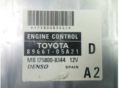 Recambio de centralita motor uce para toyota avensis wagon (t25) 2.2 d-4d cat referencia OEM IAM 8966105A21-MB1758008344 DENSO  2