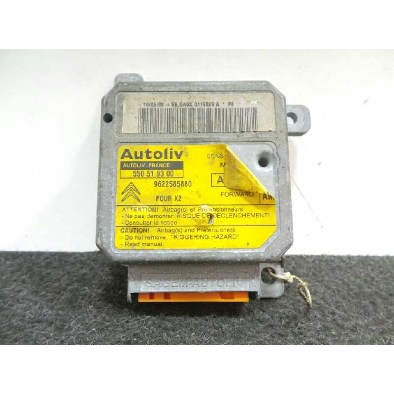 Recambio de centralita airbag para citroën xantia berlina 1.6 referencia OEM IAM 9622585880-550519300 AUTOLIV 