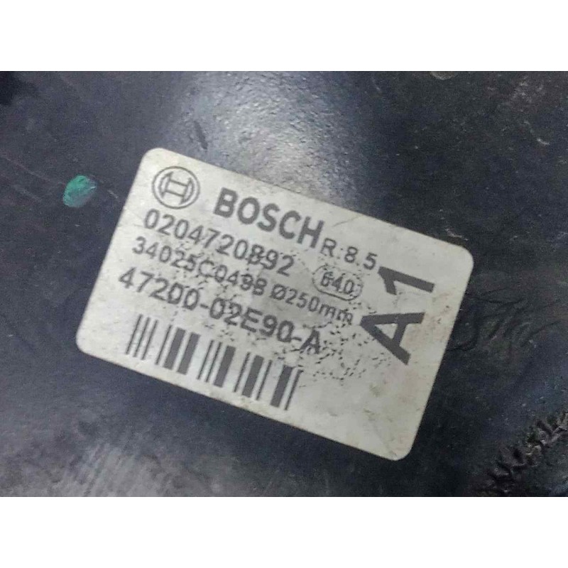 Recambio de servofreno para toyota auris 1.4 turbodiesel cat referencia OEM IAM 4720002E90A-0204720892 BOSCH 