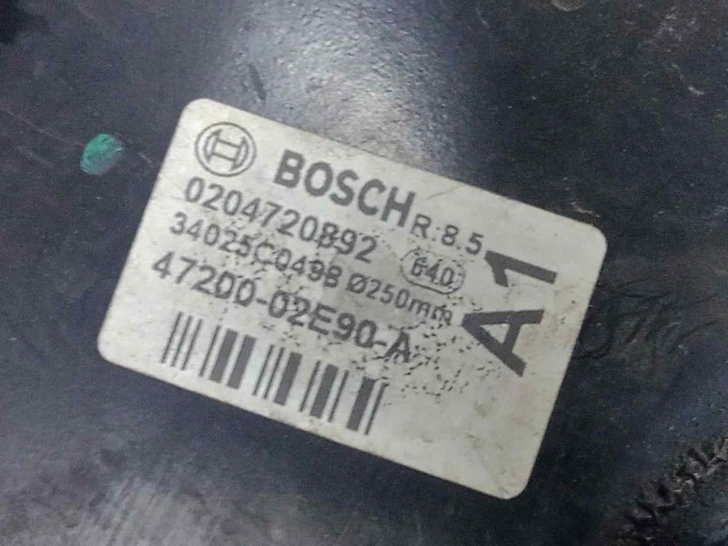 Recambio de servofreno para toyota auris 1.4 turbodiesel cat referencia OEM IAM 4720002E90A-0204720892 BOSCH 