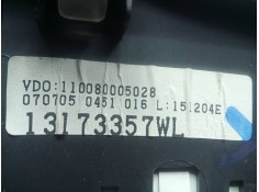 Recambio de cuadro instrumentos para opel corsa c 1.2 16v cat (z 12 xep / lb4) referencia OEM IAM 13173357WL-110080005028 CORSA. 2