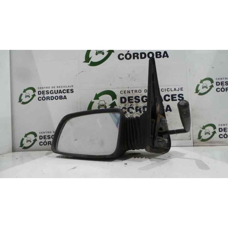 Recambio de retrovisor izquierdo para peugeot 205 berlina 1.4 referencia OEM IAM  MANUAL NEGRO PLASTICO