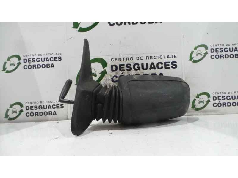 Recambio de retrovisor izquierdo para peugeot 205 berlina 1.4 referencia OEM IAM  MANUAL NEGRO PLASTICO
