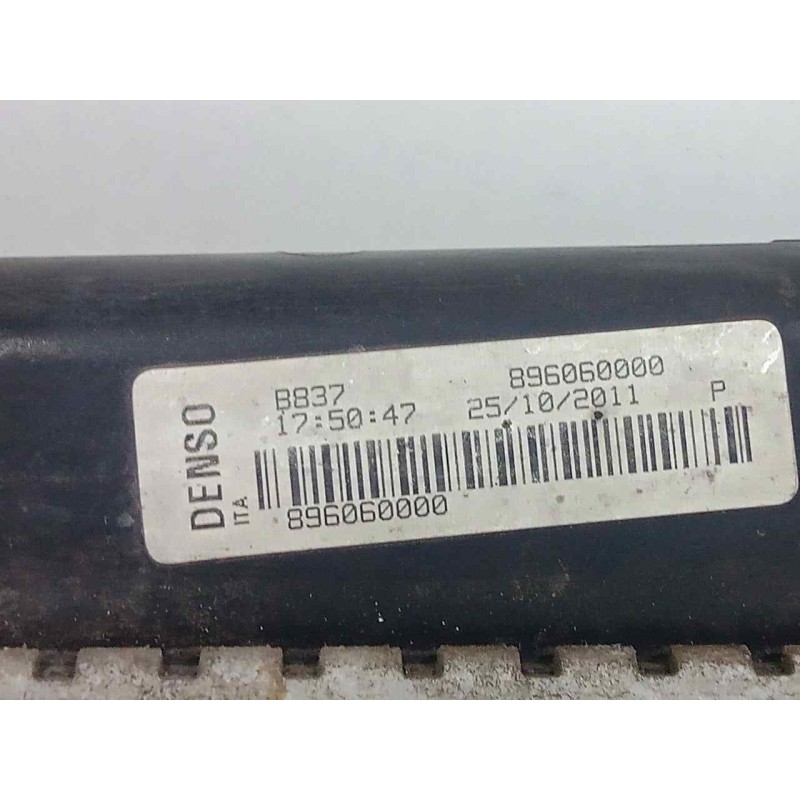 Recambio de radiador agua para fiat doblo 1.3 16v jtd cat referencia OEM IAM 896060000 33X620X10 ALUMINO