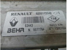 Recambio de intercooler para renault scenic ii 1.9 dci diesel referencia OEM IAM 8200115540C-E2443-0077794  BEHR 2
