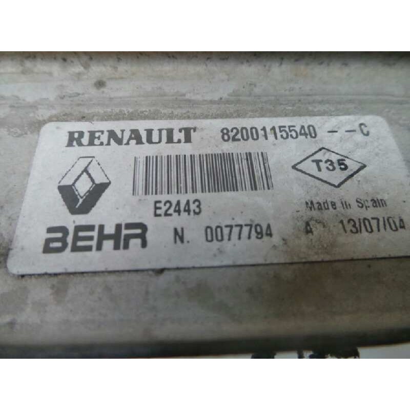 Recambio de intercooler para renault scenic ii 1.9 dci diesel referencia OEM IAM 8200115540C-E2443-0077794  BEHR