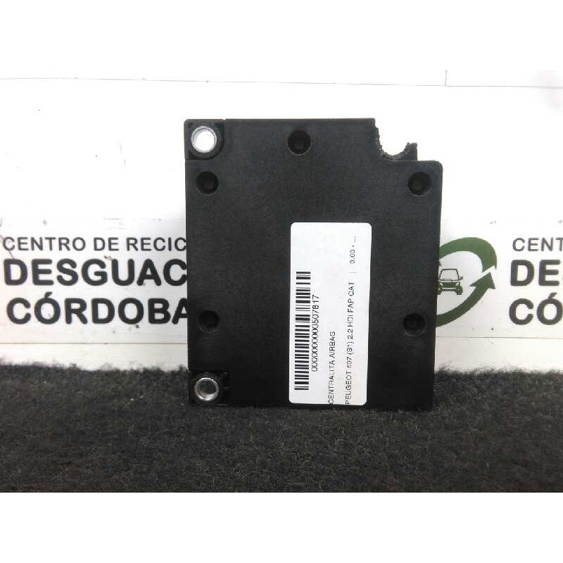Recambio de centralita airbag para peugeot 607 (s1) 2.2 hdi fap cat referencia OEM IAM 9643869780 TEMIC 