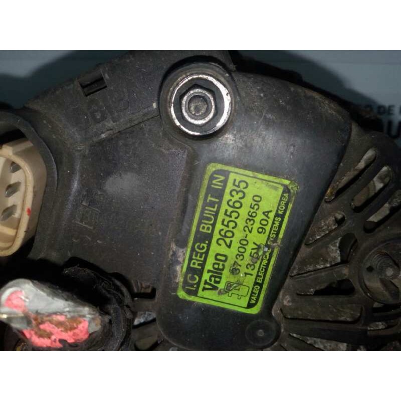 Recambio de alternador para hyundai i30 2.0 cat referencia OEM IAM 3730023650-2655635  90 A
