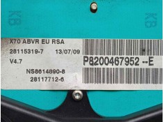 Recambio de cuadro instrumentos para nissan interstar mod. 04 (x70) 2.5 dci diesel cat referencia OEM IAM 8200467952-P8200467952 2