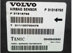 Recambio de centralita airbag para volvo xc60 2.0 diesel cat referencia OEM IAM P31318792-31318792-00405408B2   2