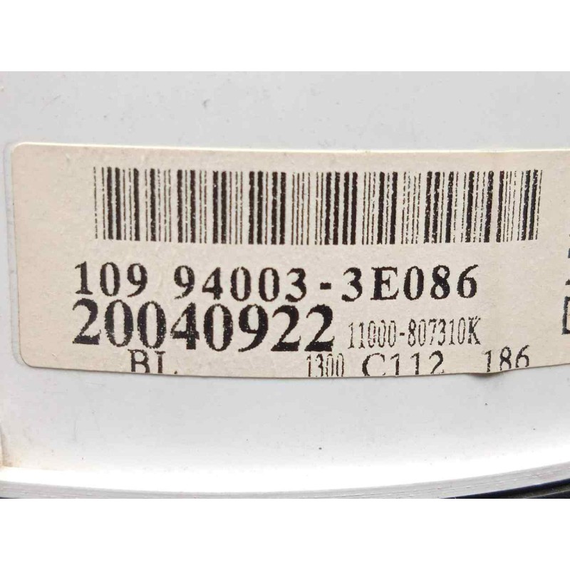 Recambio de cuadro instrumentos para kia sorento 2.5 crdi cat referencia OEM IAM 940033E086-20040922  