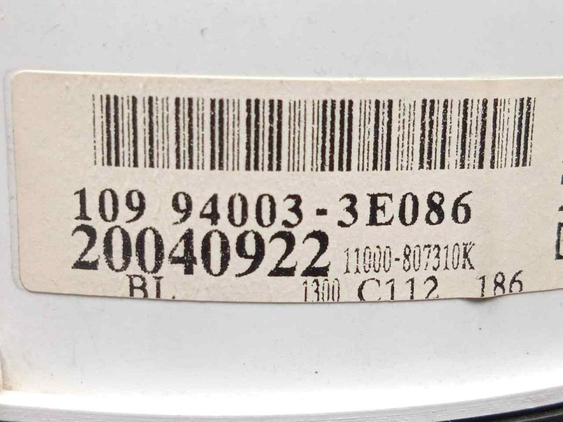 Recambio de cuadro instrumentos para kia sorento 2.5 crdi cat referencia OEM IAM 940033E086-20040922  