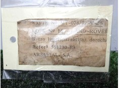 Recambio de brazo limpia delantero derecho para land rover 88 2.3d referencia OEM IAM 551230-551230E3 DOGA  2