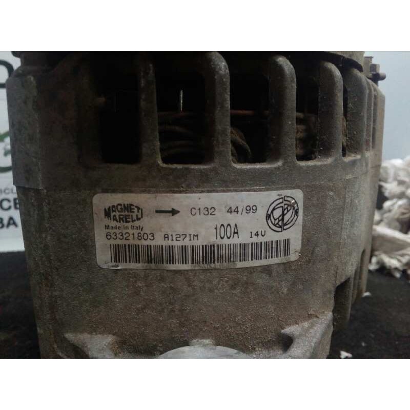 Recambio de alternador para fiat brava (182) 1.9 jtd cat referencia OEM IAM 63321803 100 AMP 