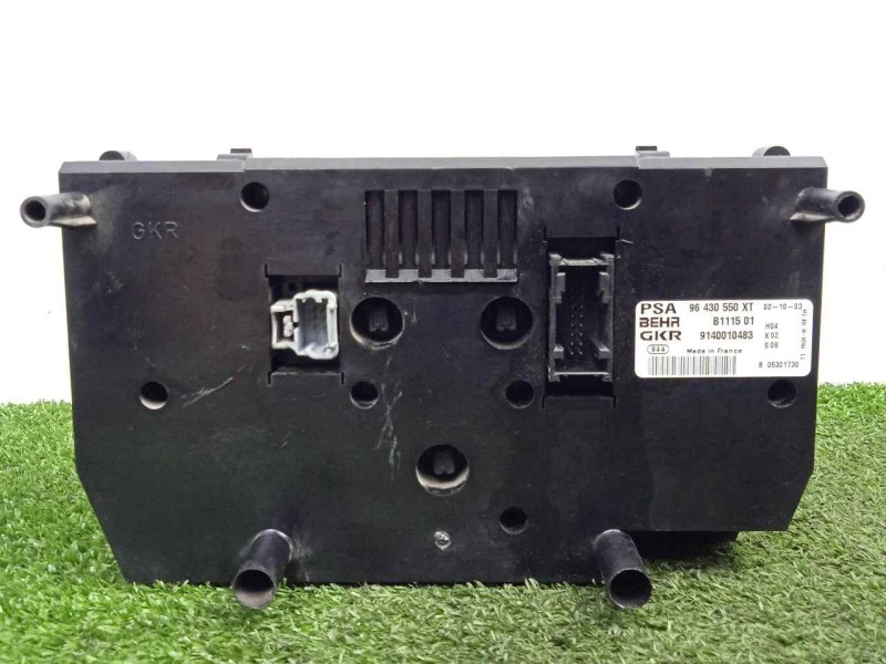 Recambio de mando climatizador para peugeot 206 sw 2.0 hdi cat referencia OEM IAM 96430550XT-B111501-9140010483  