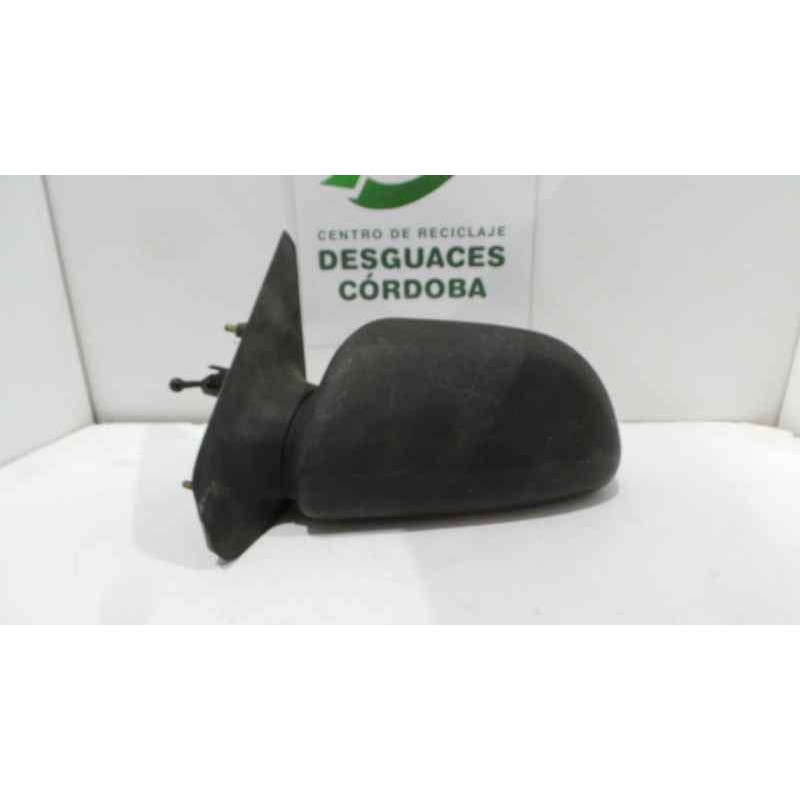 Recambio de retrovisor izquierdo para renault 19 hatchback (b/c53) referencia OEM IAM  19.. - MANUAL NEGRO PLASTICO