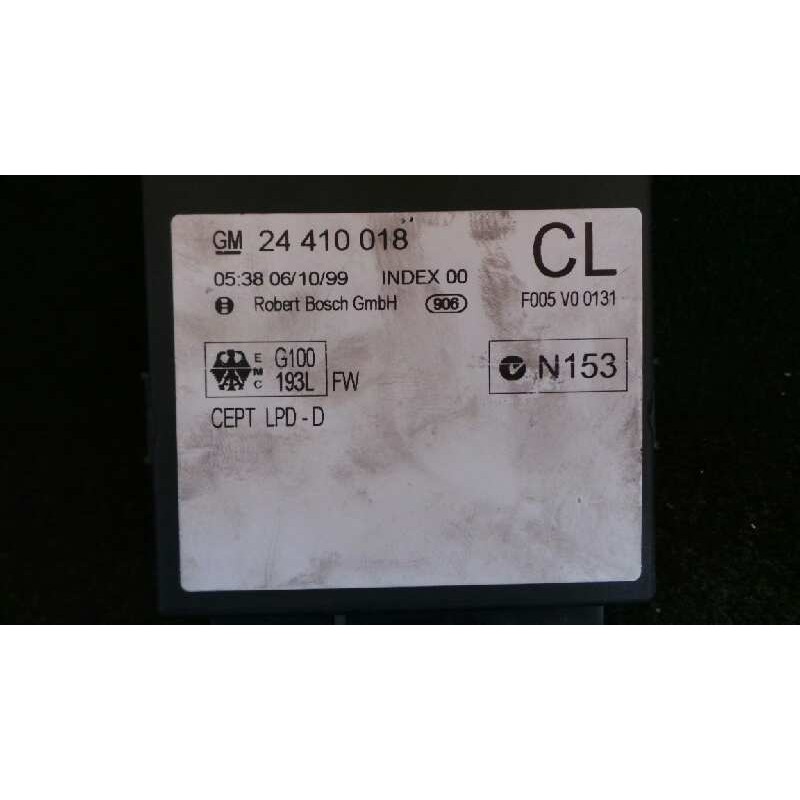 Recambio de centralita check control para opel astra g berlina 1.6 referencia OEM IAM 24410018-906-F005V00131-N153  