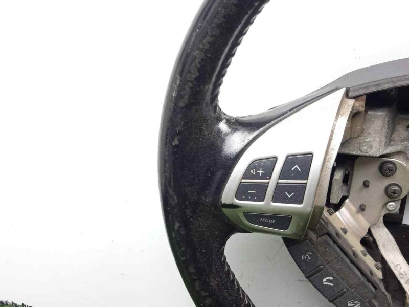 Recambio de volante para mitsubishi outlander (cw0) 2.0 di-d cat referencia OEM IAM 4400A243XA CUERO NEGRO